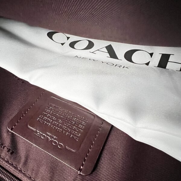 COACH Aurora Leather Tote Bag Pink
